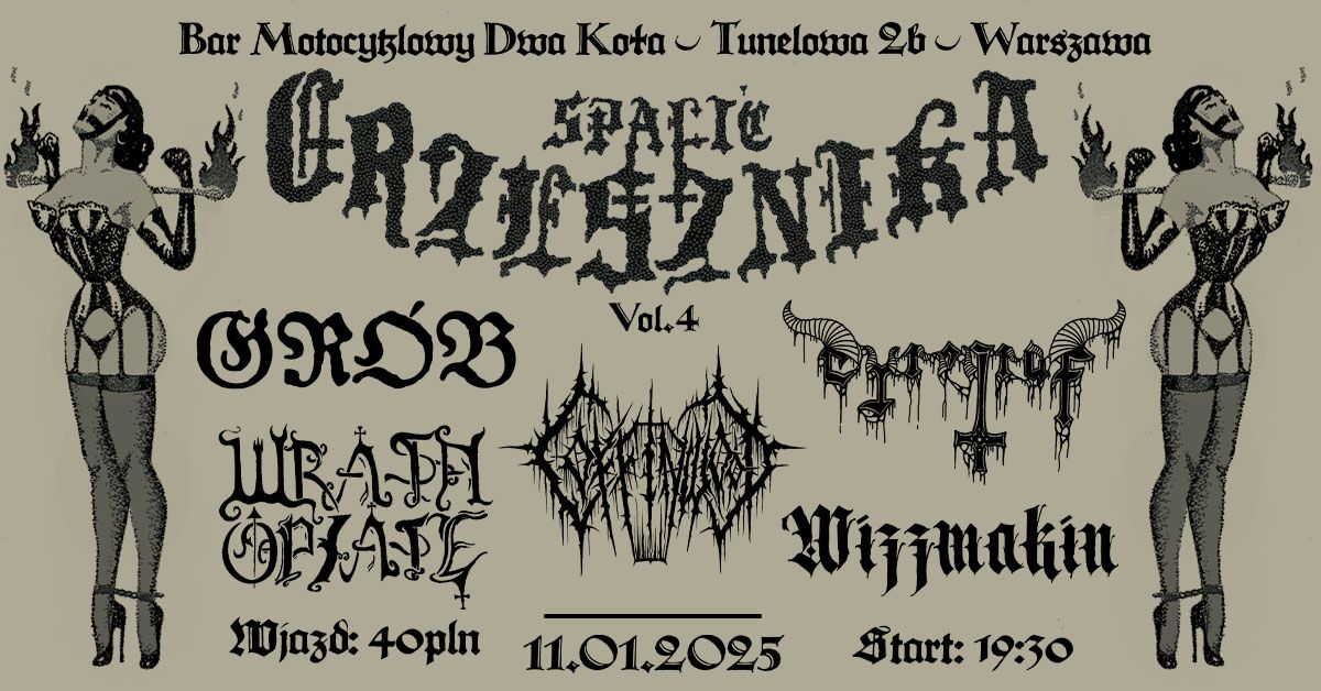 Spali\u0107 Grzesznika Vol.4 Gr\u00f3b\/Wrath Opiate\/Coffinwood \/Cyrograf\/Wizzmakin