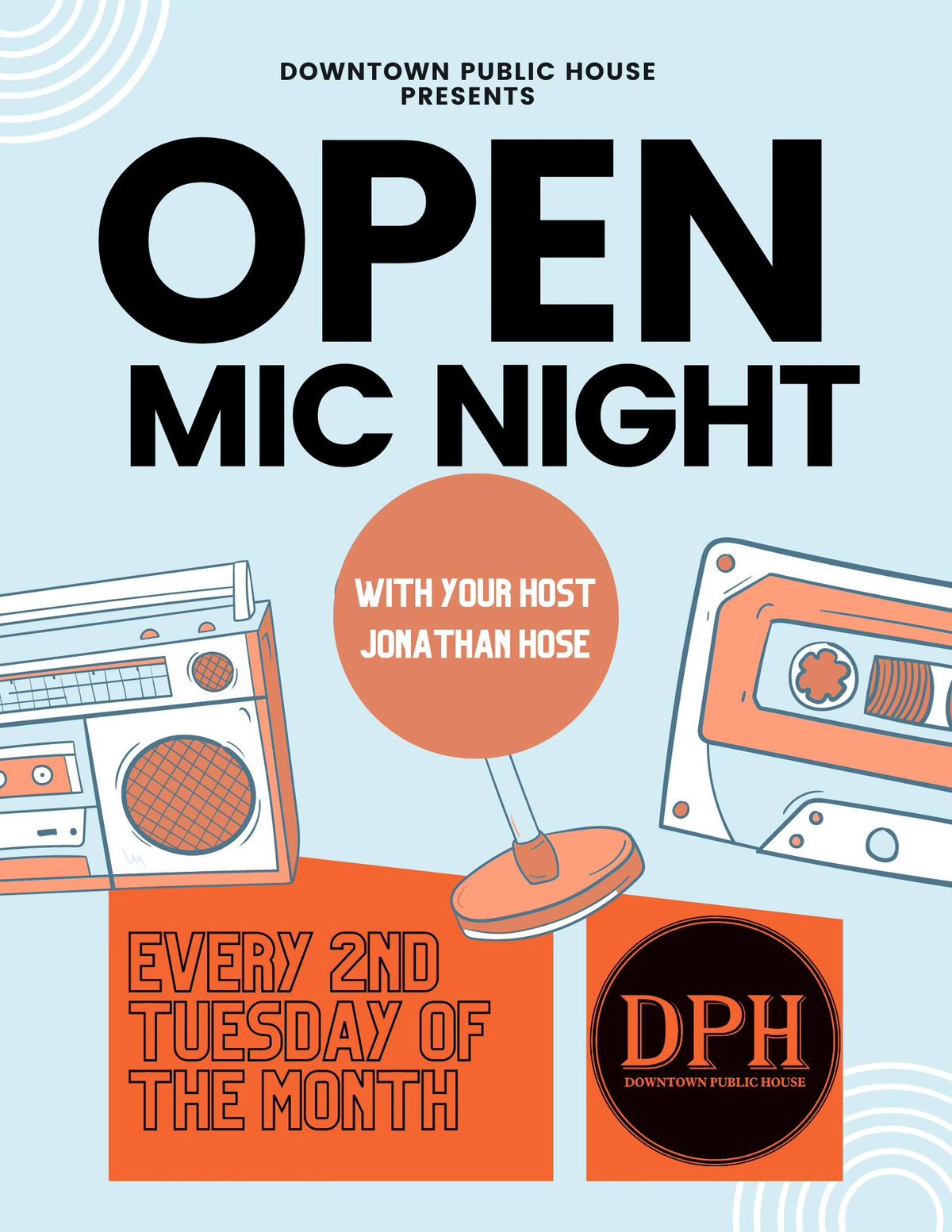 Open Mic Night with Jonathan Hose