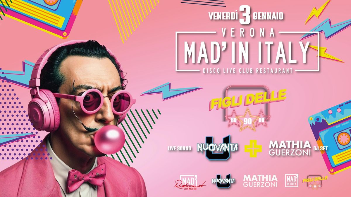 FIGLI DELLE STELLE \u2b5080 \u2b5090\u2b50 00 - Live NUOVANTA \/ Dj-Set MATHIA GUERZONI DJ