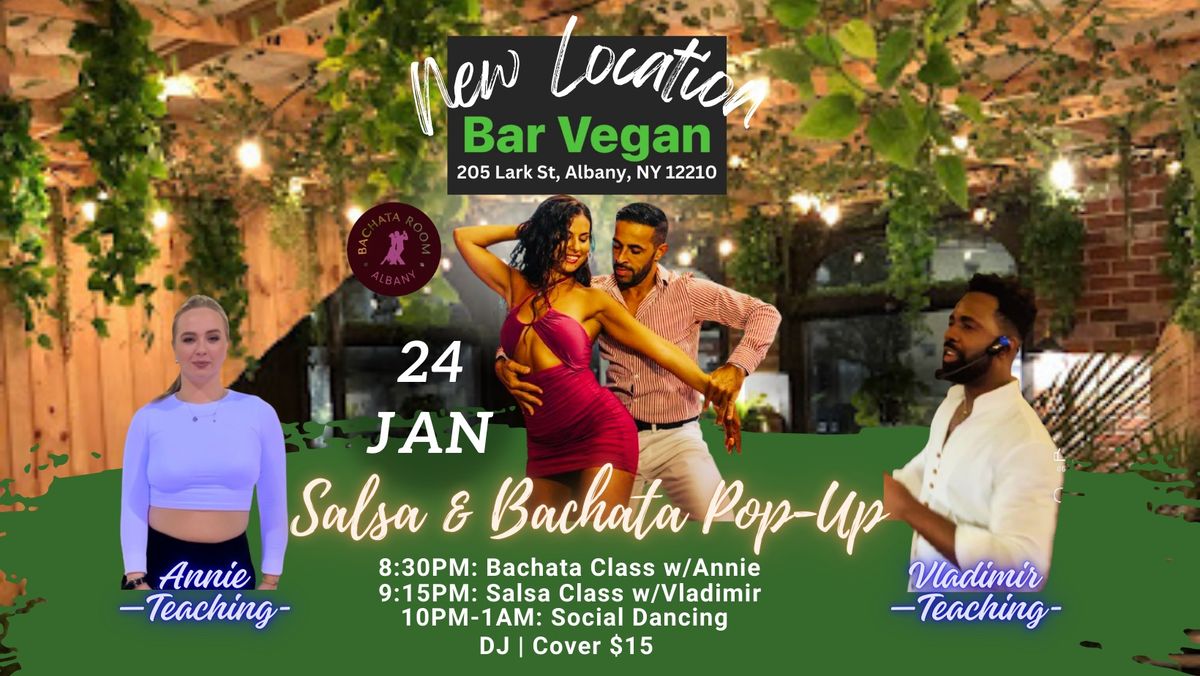 Salsa and Bachata Pop-Up at Bar Vegan!