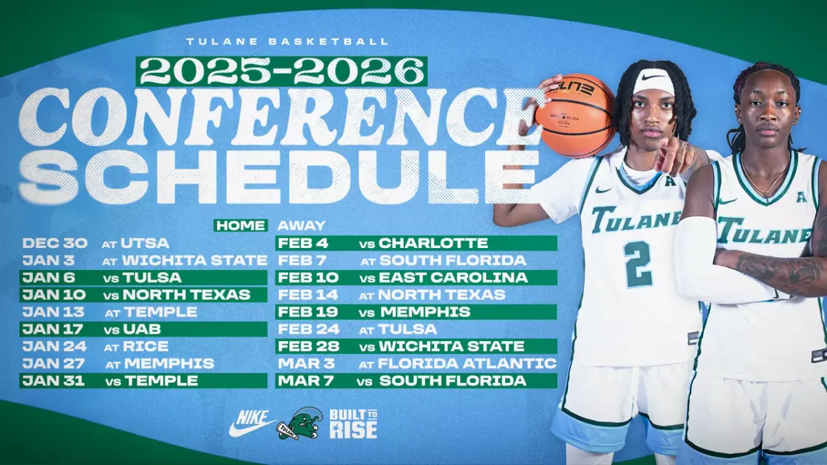 Parking Tulane Green Wave at North Texas Mean Green Womens Basketball