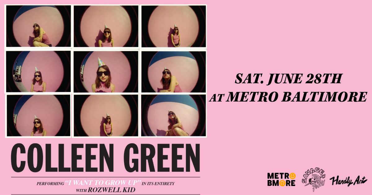 Colleen Green w\/ Rozwell Kid @ Metro Baltimore 