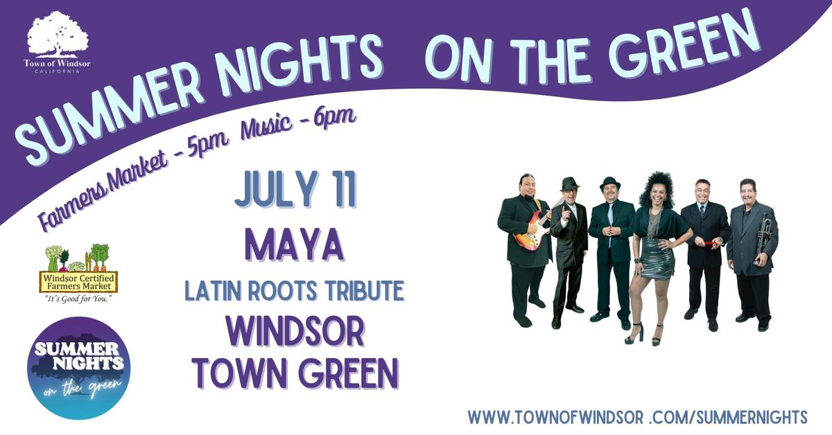 Summer Nights on the Green Concert- Maya 