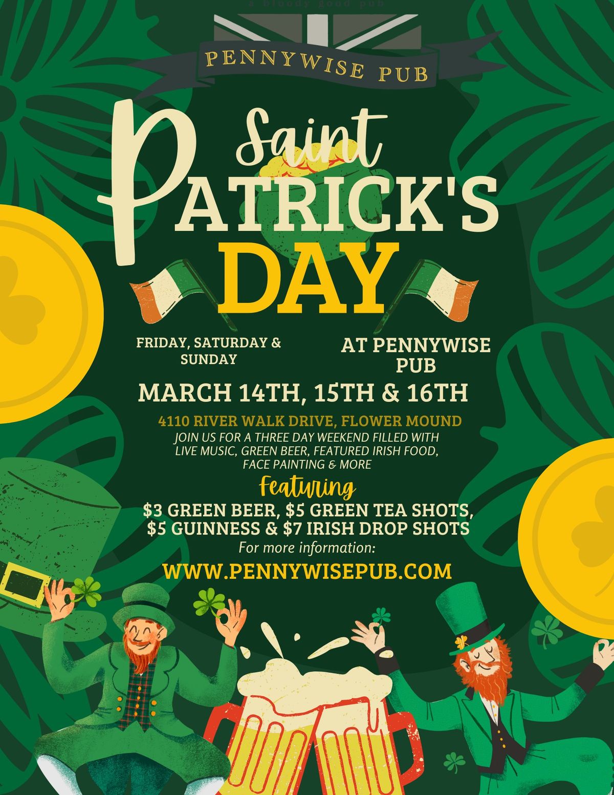 St Patrick's Weekend at The Riverwalk 