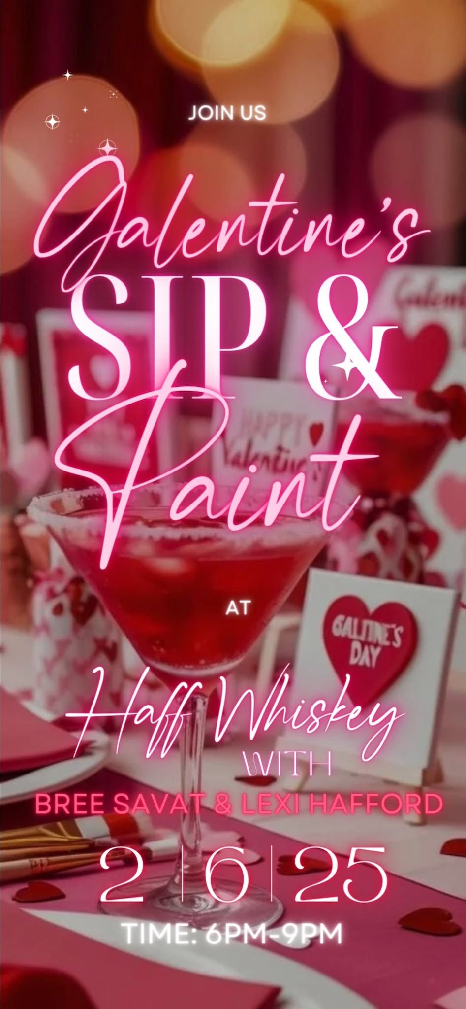 Galentine\u2019s Sip & Paint