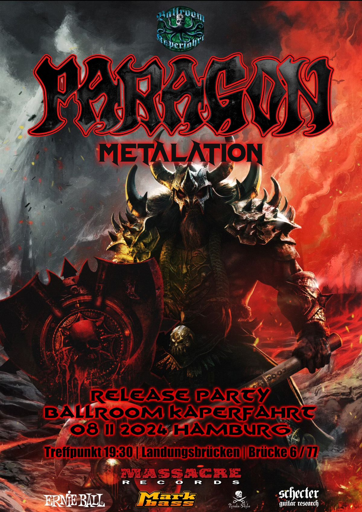 PARAGON "Metalation" Release Party | Ballroom Kaperfahrt