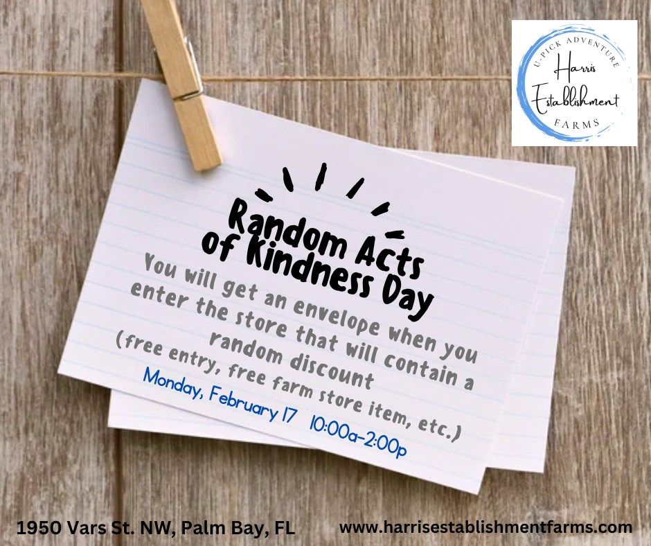 Random Act of Kindness Day