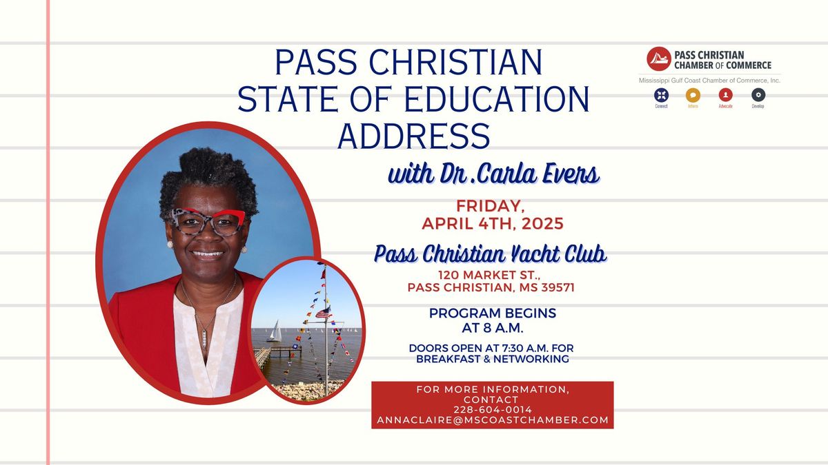 Pass Christian State of Education Address with Dr. Carla Evers