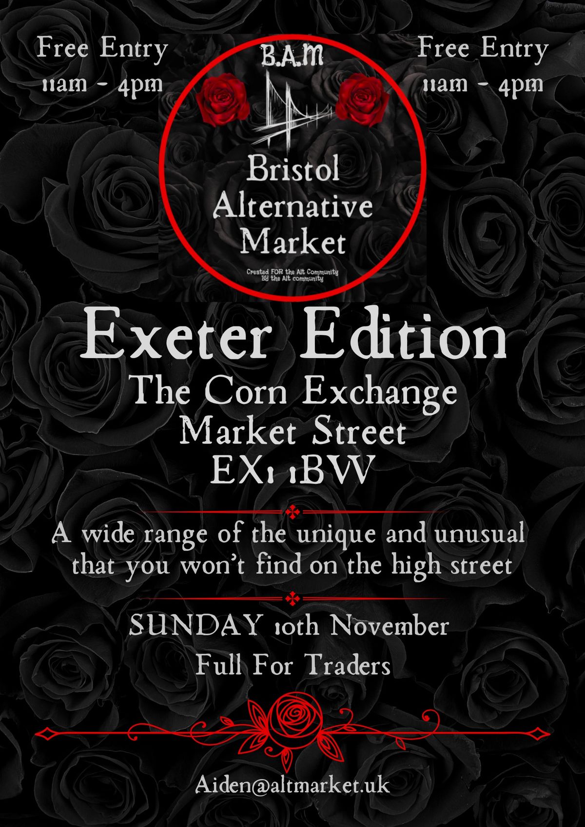 Exeter Edition - Bristol Alternative Market! November!