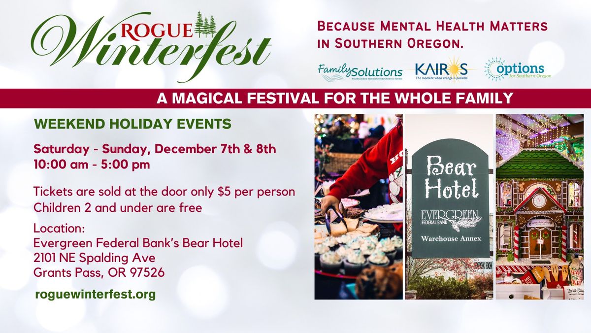 Weekend Holiday Events - Rogue Winterfest