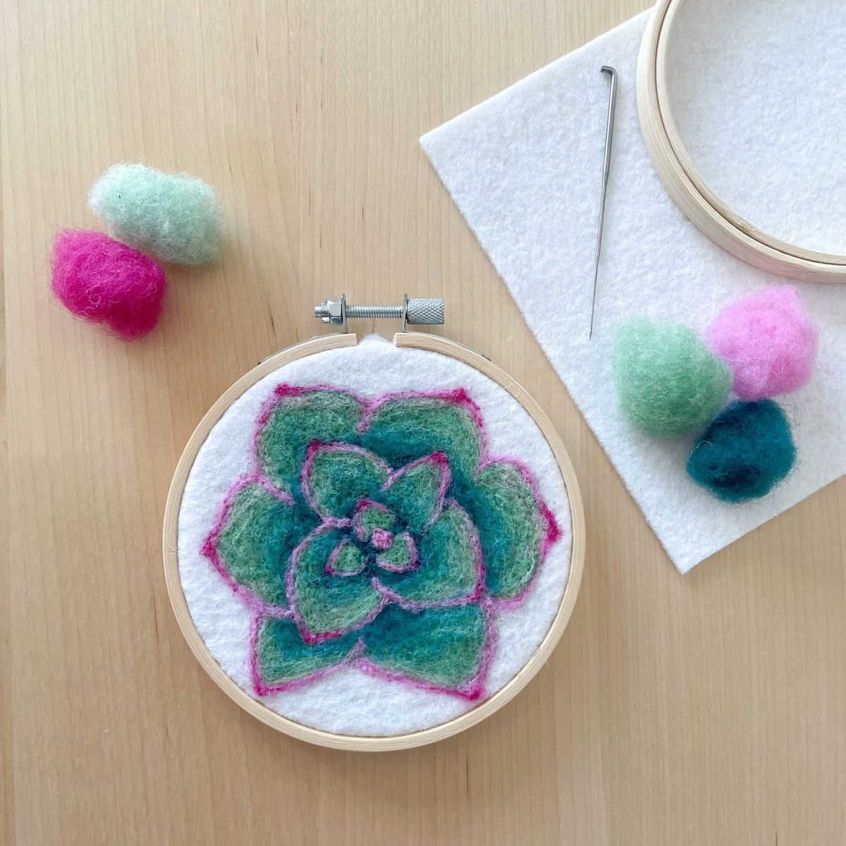 Succulent Needle Felting 