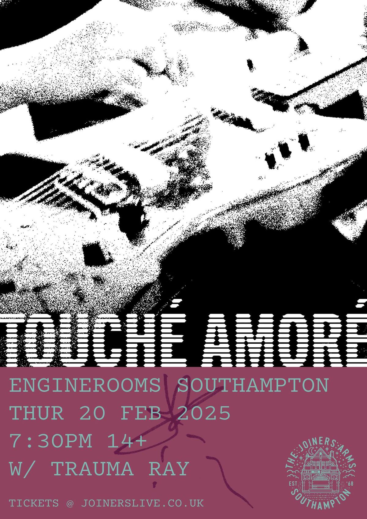 Touch\u00e9 Amor\u00e9 + Trauma Ray at EngineRooms, Southampton