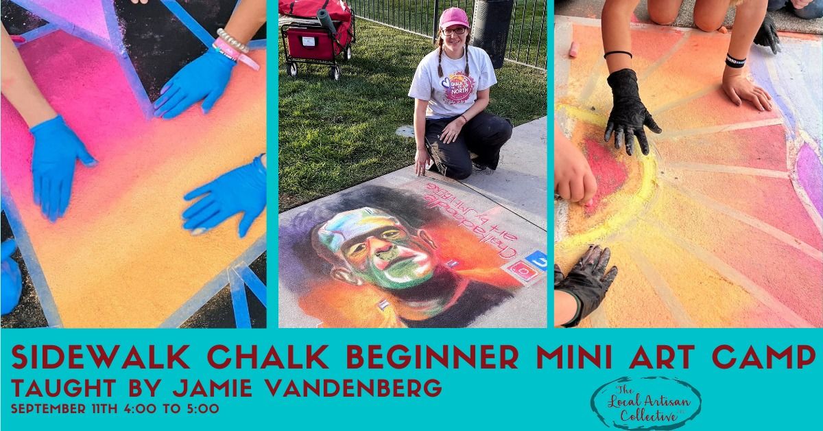 Sidewalk Chalk Beginner Mini Art Camp on September 13th