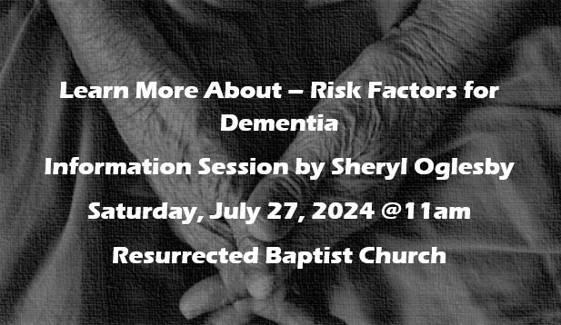 Educational Session on Risk Factors for Dementia