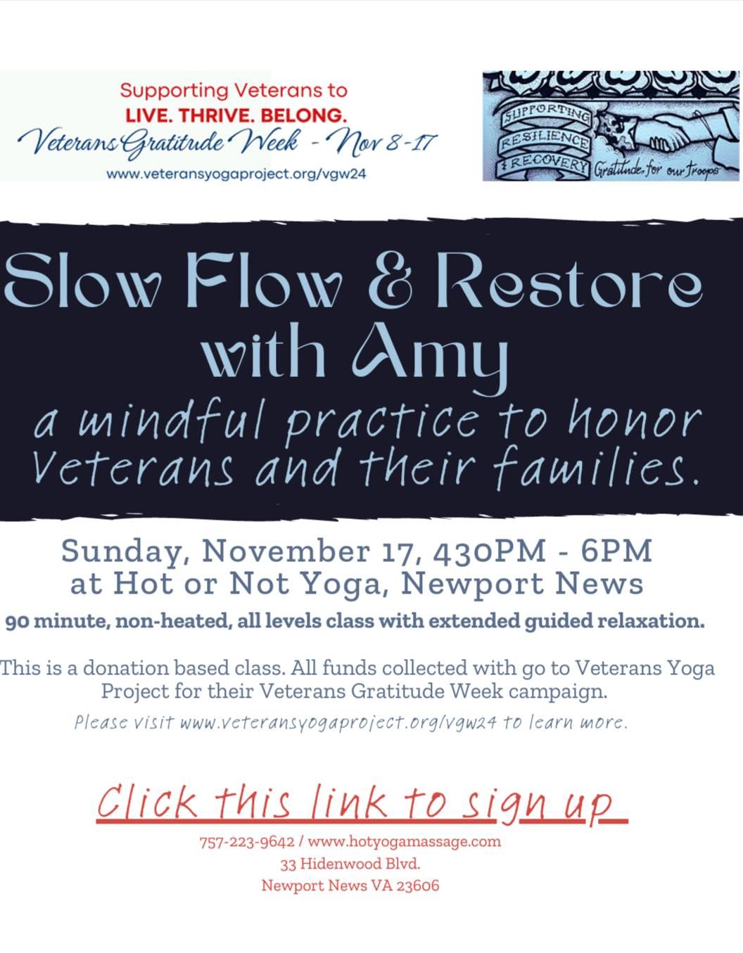 Veterans Gratitude Week - Join Us!