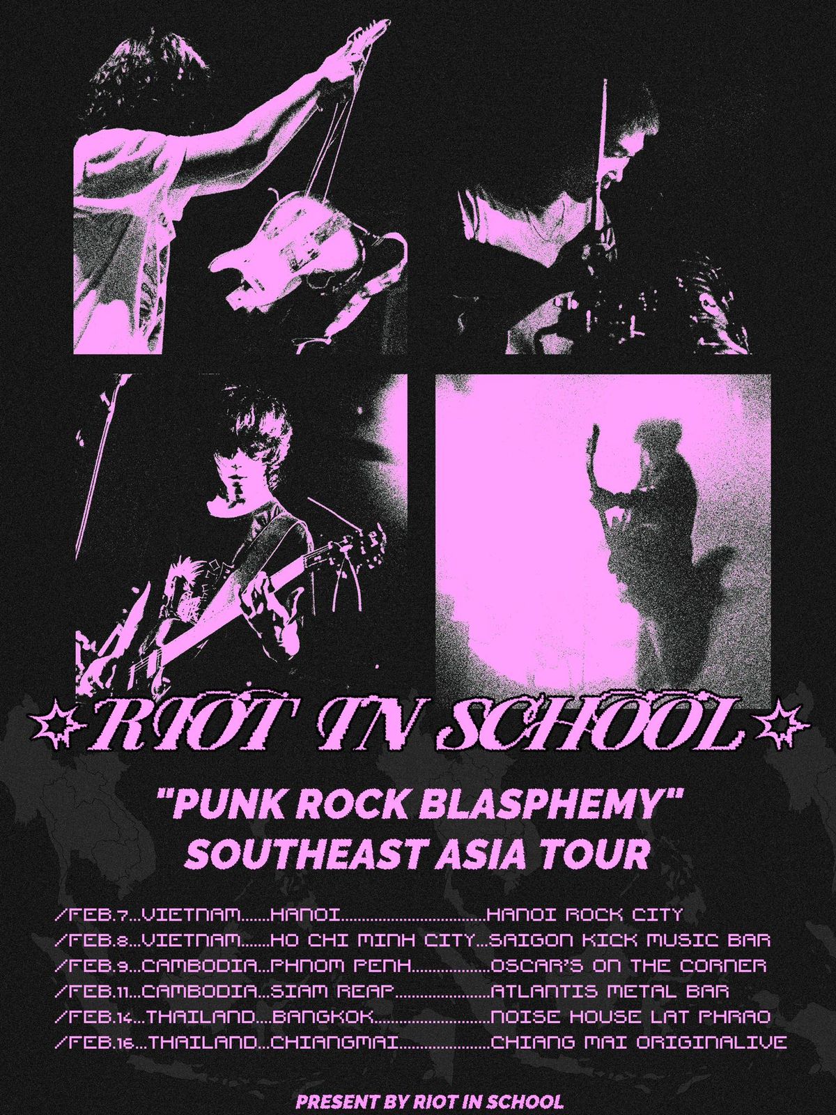 \/\/Hanoi, Vietnam \/\/"Punk Rock Blaspehmy"Riot In School Southeast Asia Tour\ud83d\udd25