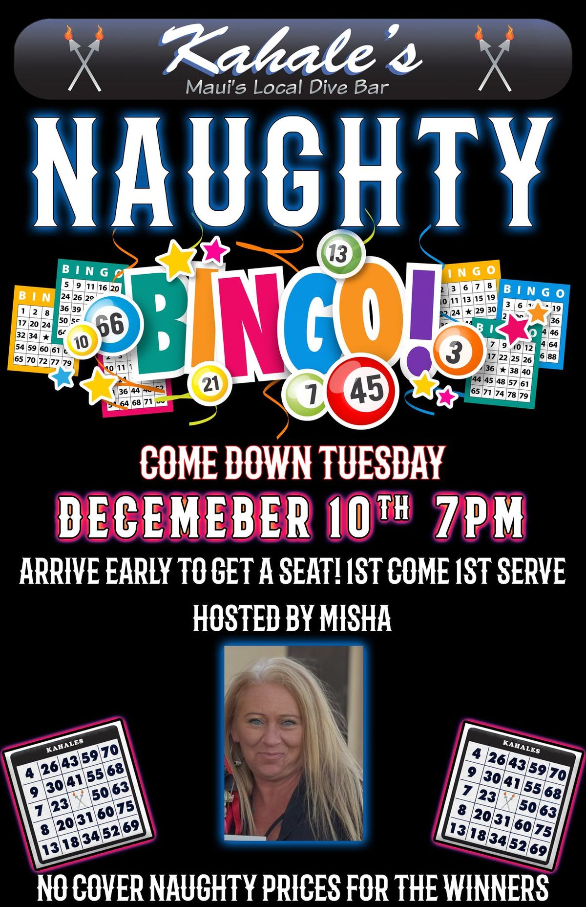 Naughty Bingo Hosted by Misha