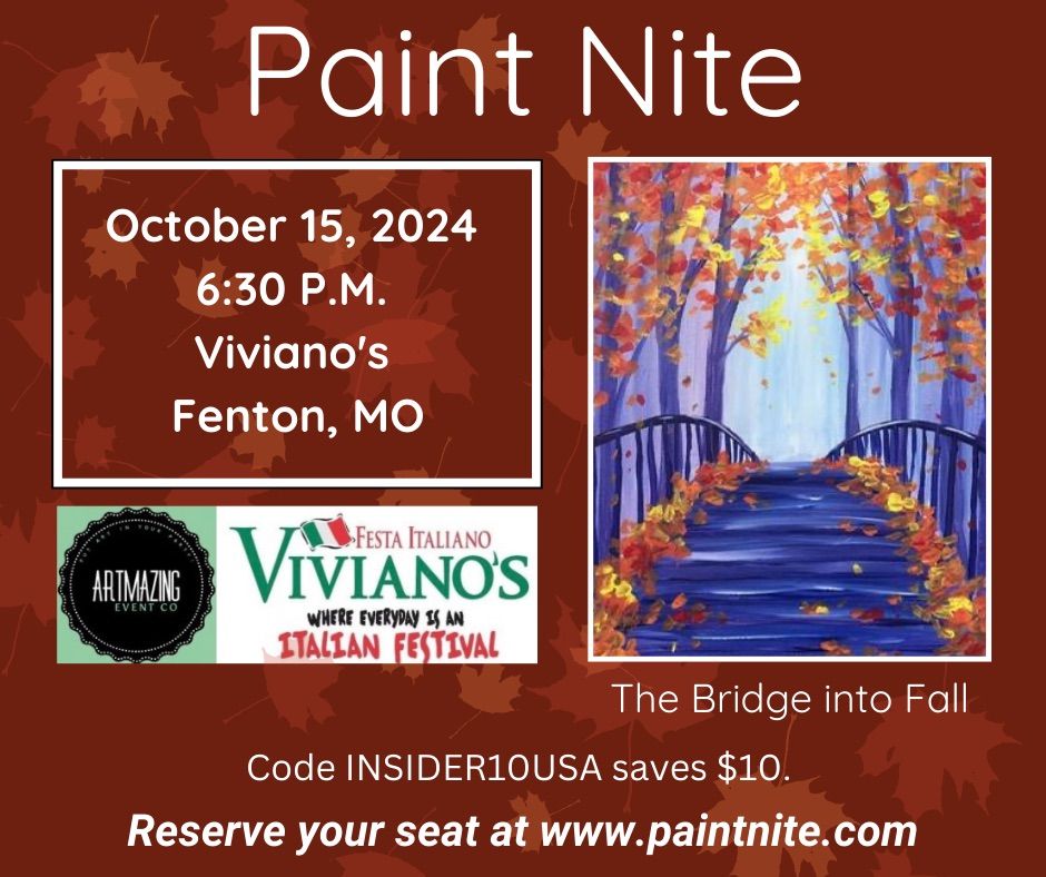 10\/15\/2024 Paint Nite at Viviano\u2019s in Fenton, MO