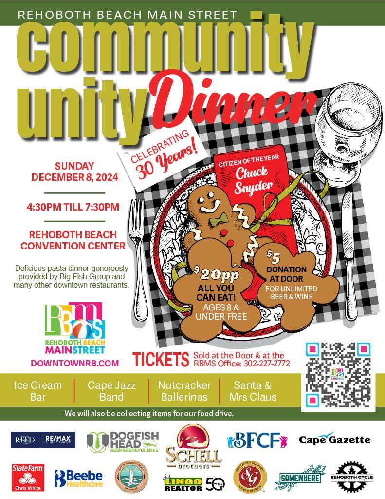 Rehoboth Beach Main Street Community Unity Dinner