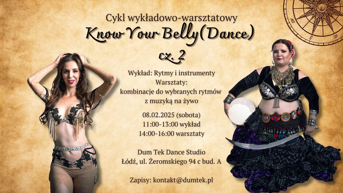 Know Your Belly(Dance) cz\u0119\u015b\u0107 2 - cykl wyk\u0142adowo warsztatowy