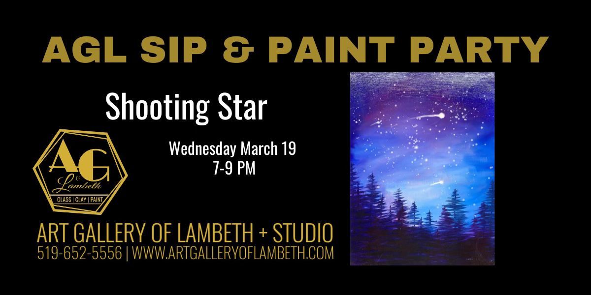 AGL Sip & Paint  - Shooting Star