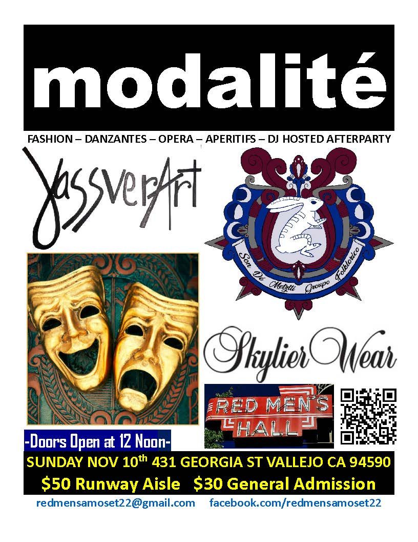 Modalit\u00e9 - $50 Runway Aisle $30 General Admission