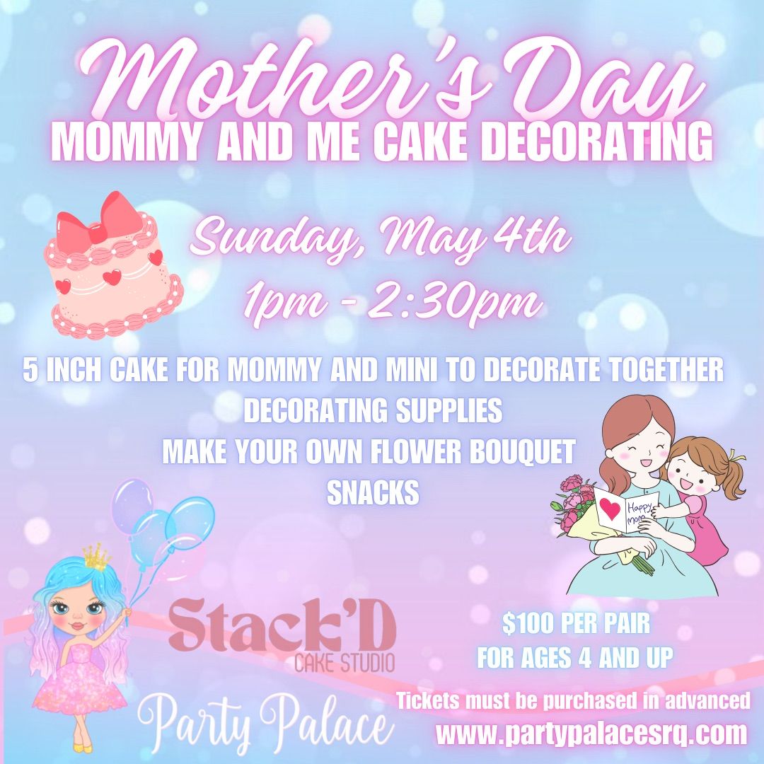 Mommy & Me Cake Decorating 