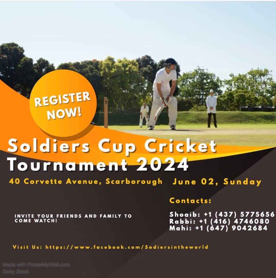 Soldiers Cup Cricket Tournament 