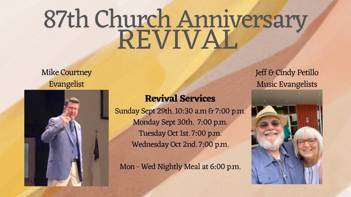 87th Church Anniversary Revival Weekend