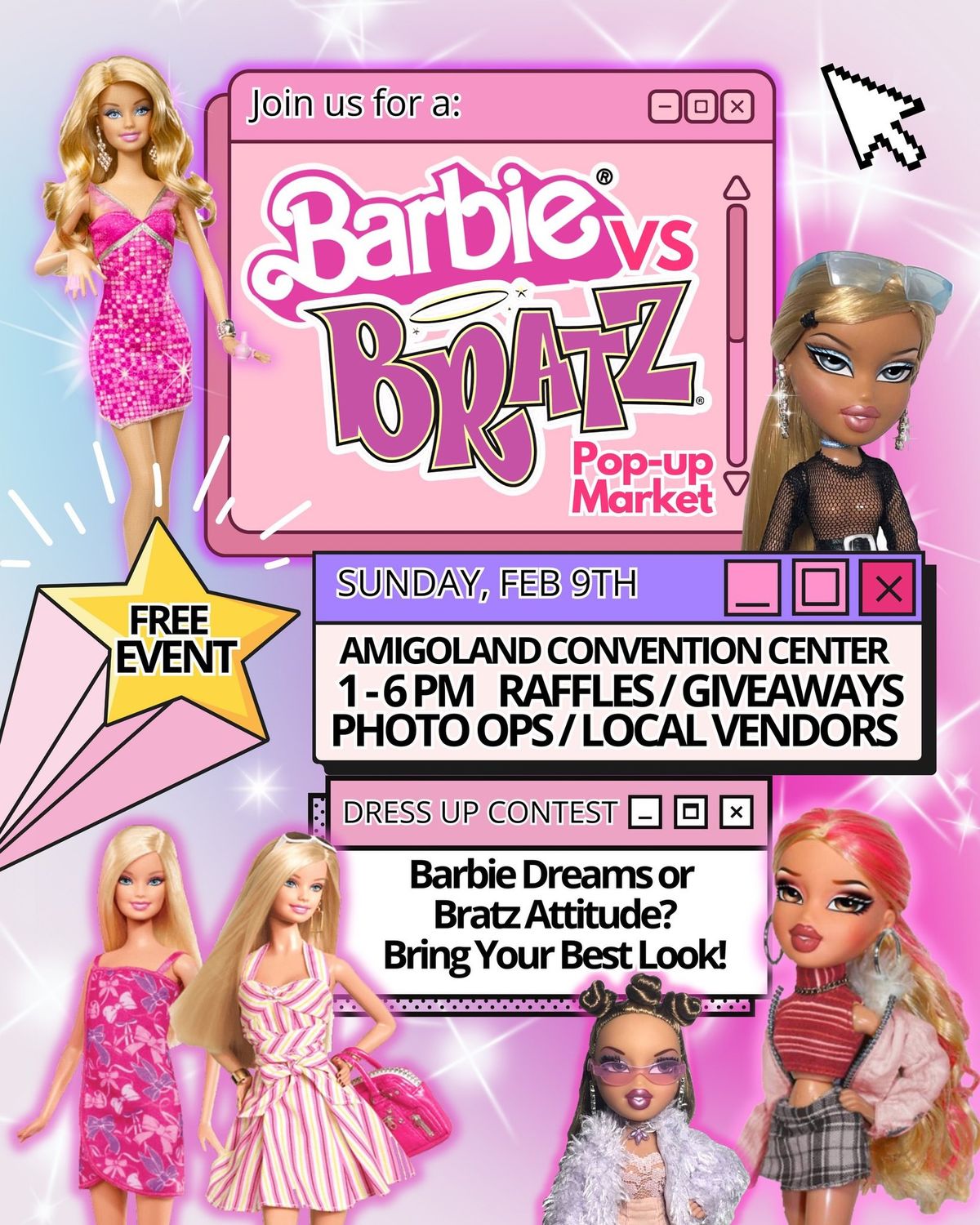 Barbie vs Bratz meet up\ud83d\udc8b\u2728