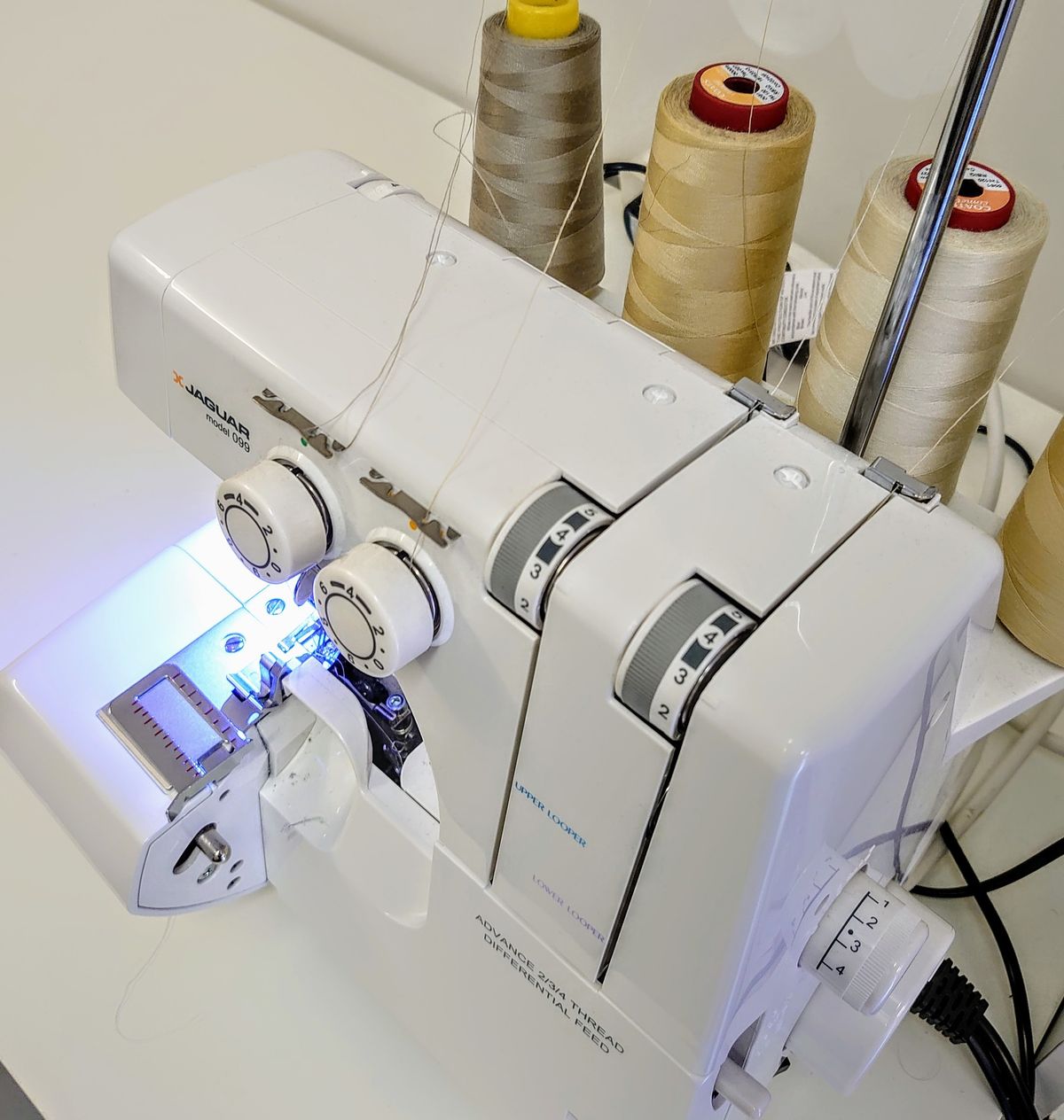 How to use the Overlocker sewing machine