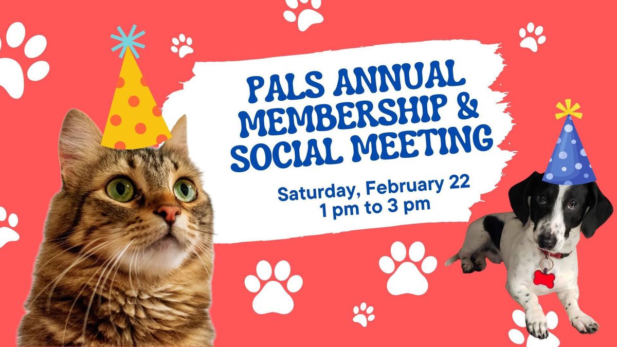 2025 Annual PALS Social & Membership Drive!