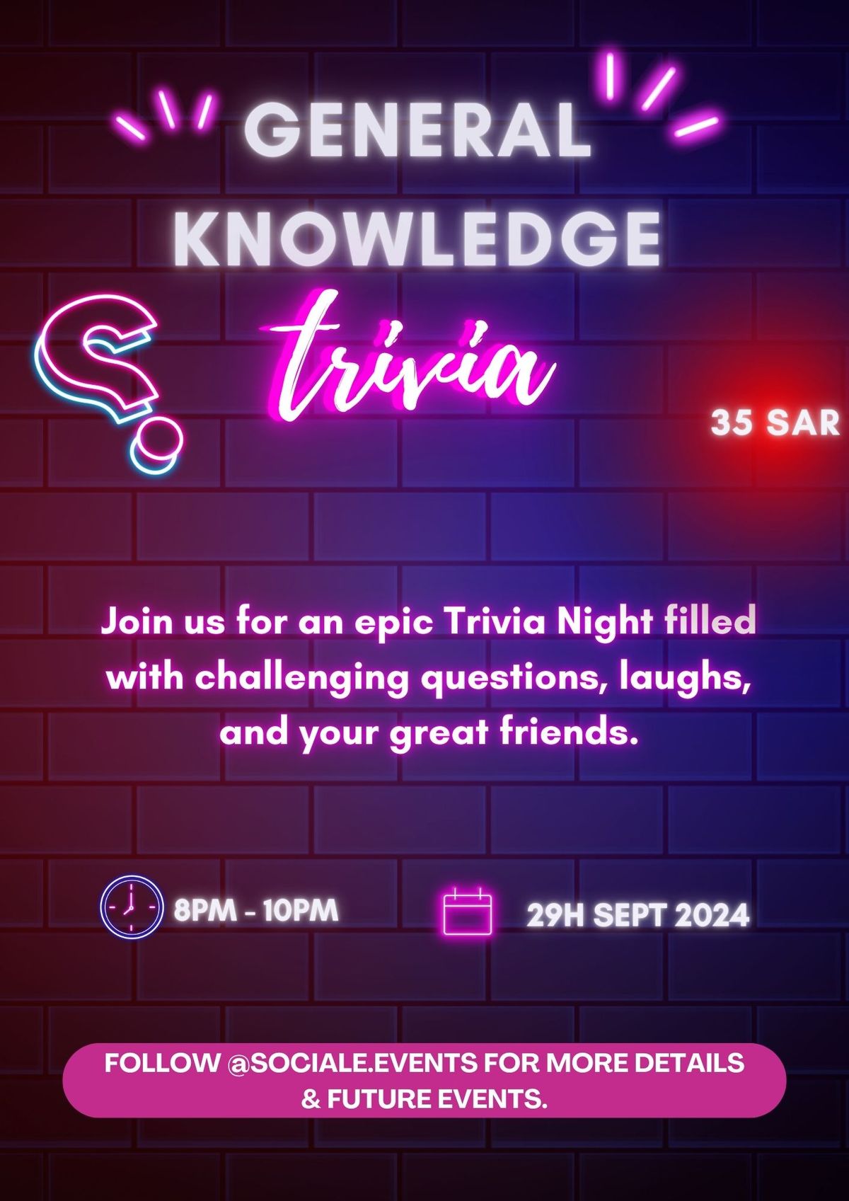 Quiz Night: General Knowledge 