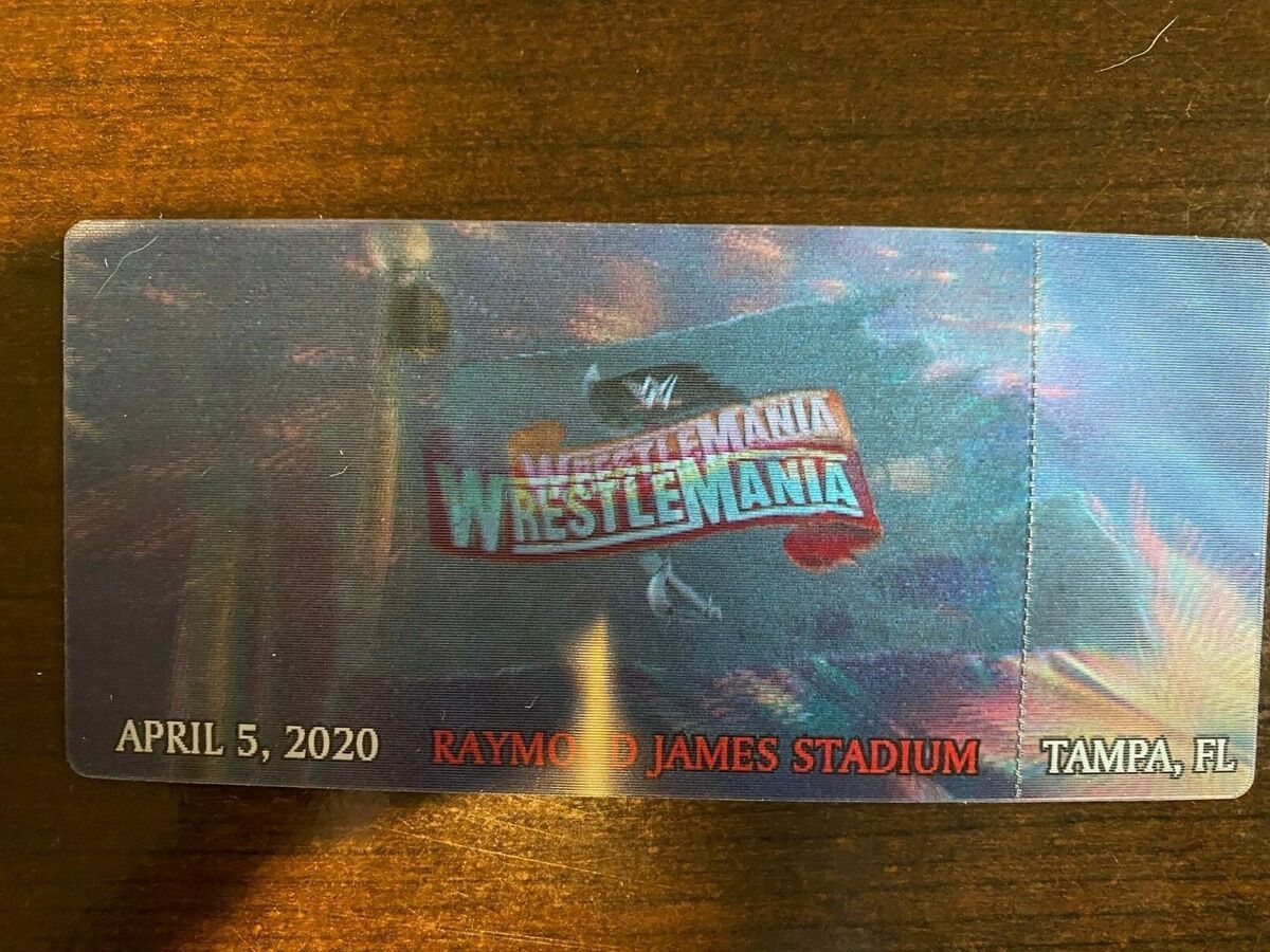 WWE Souvenir Ticket (Not an Event Ticket)