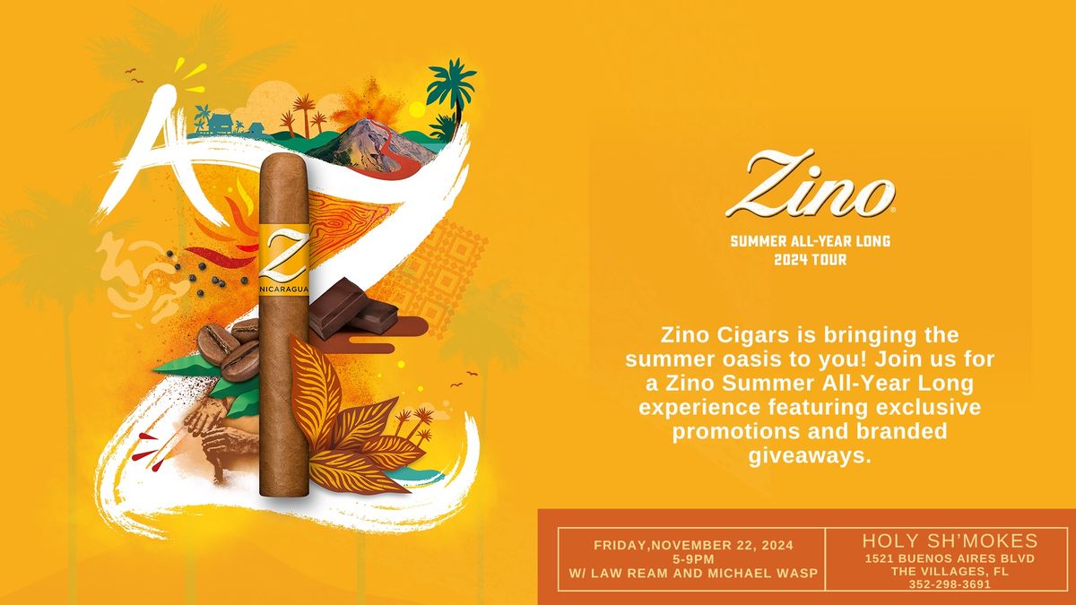 Zino Brand Ambassador and Davidoff Representative Visit