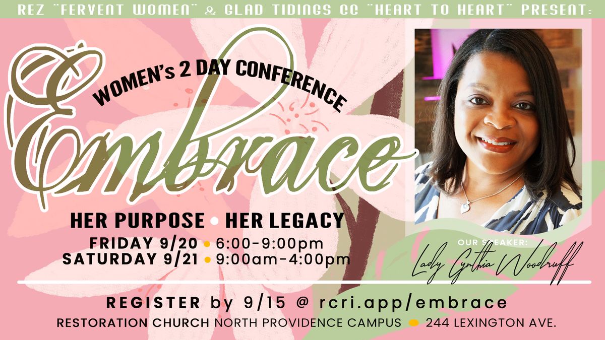 Embrace: Her Purpose, Her Legacy Women's Conference