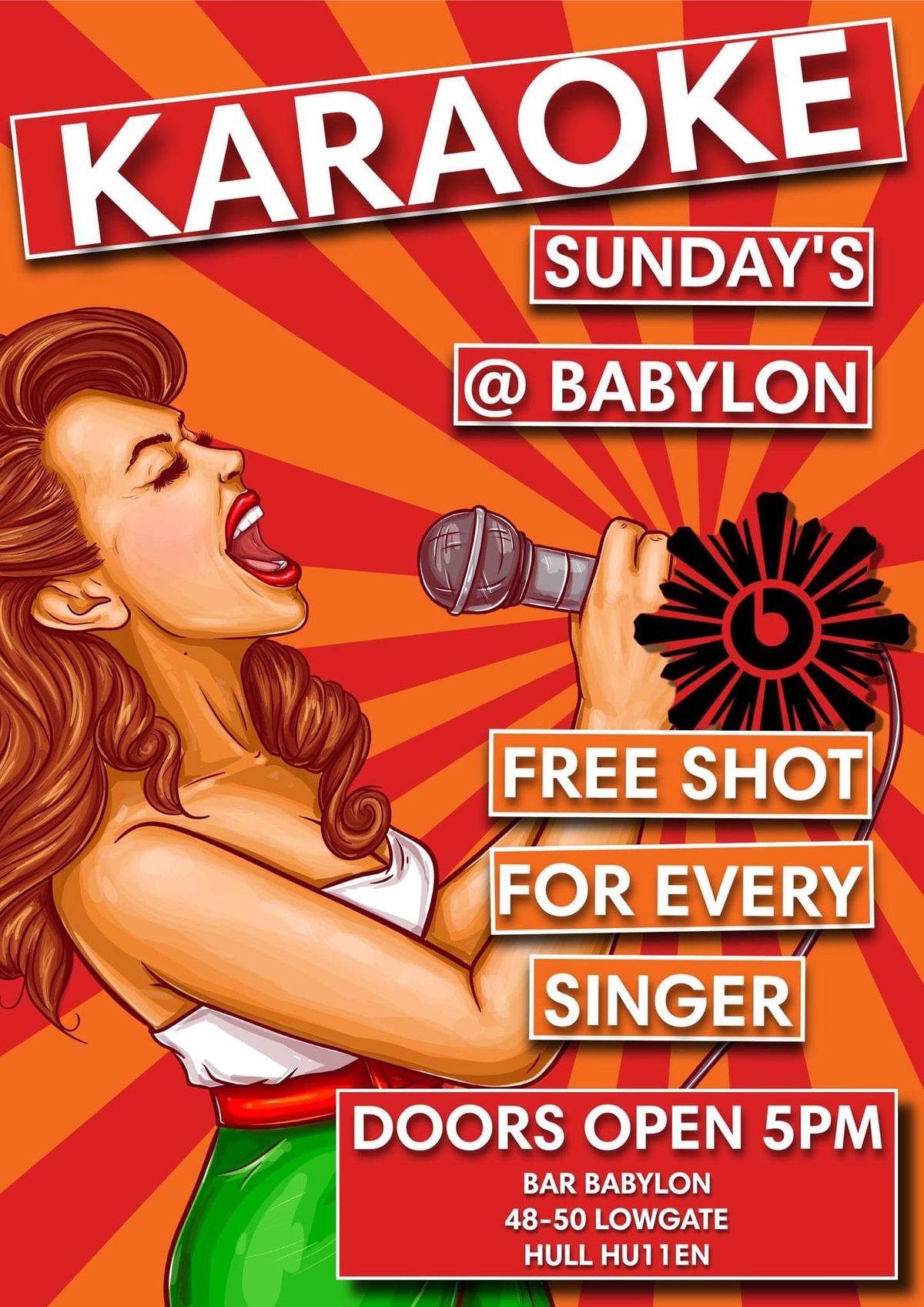 Karaoke Sunday\u2019s 