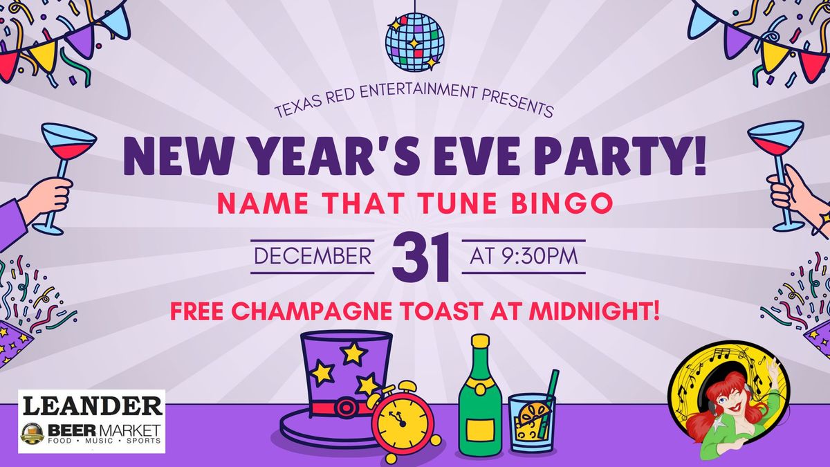 New Years Eve Party - Music Bingo!