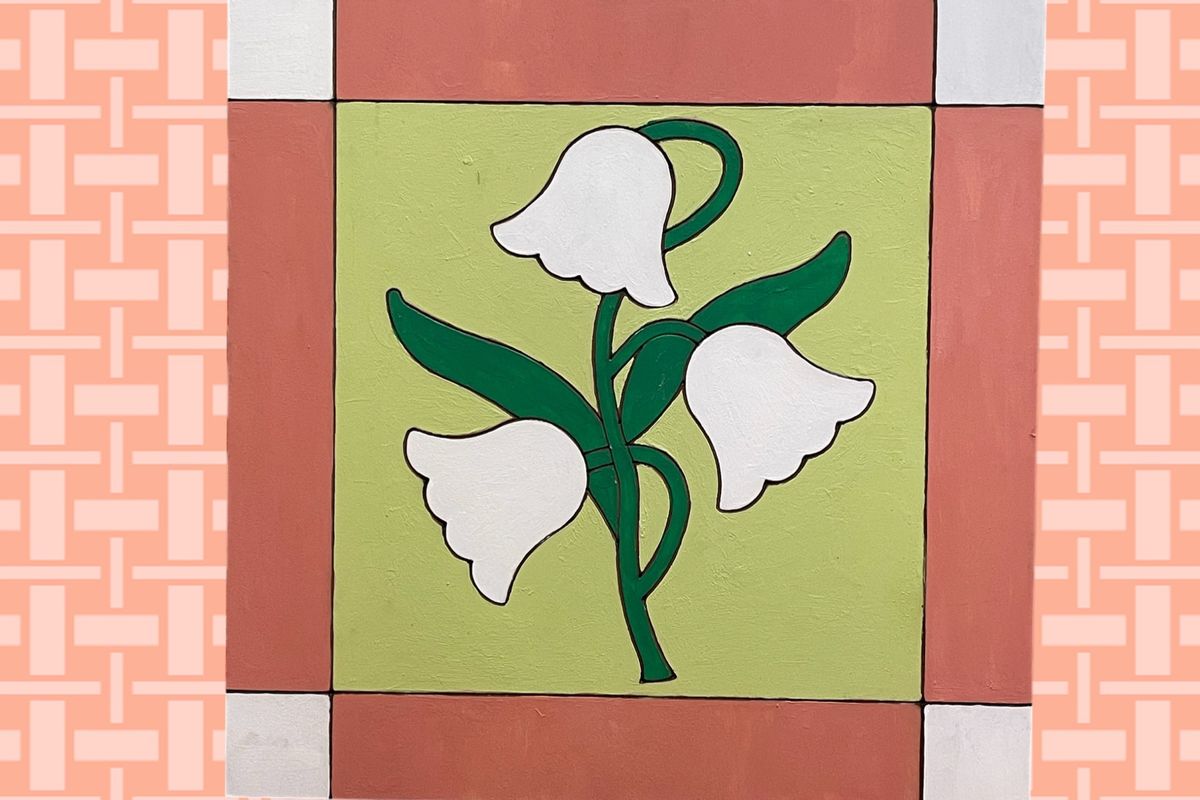 Easter Lily Barn Quilt 