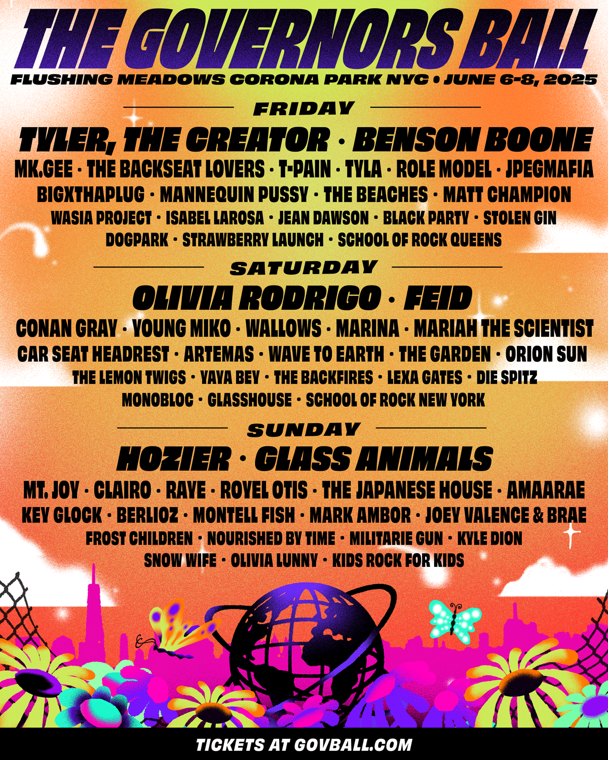 2025 Governors Ball Music Festival - 3 Day Pass at Flushing Meadows Corona Park