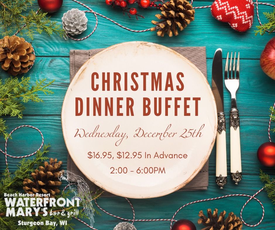 Waterfront Mary's Christmas Dinner Buffet