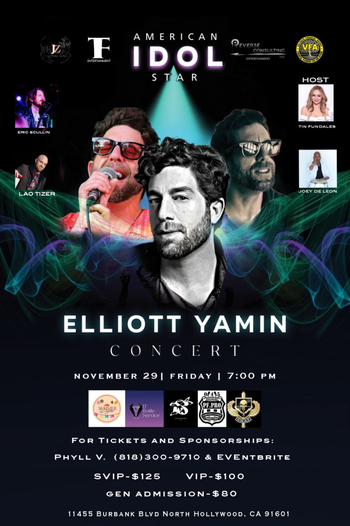 Elliott Yamin in concert Live in Los Angeles