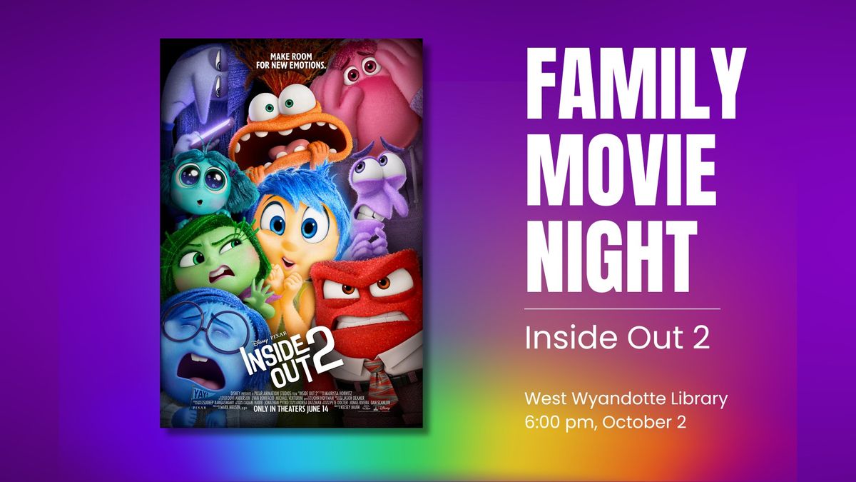 Family Movie Night: Inside Out 2