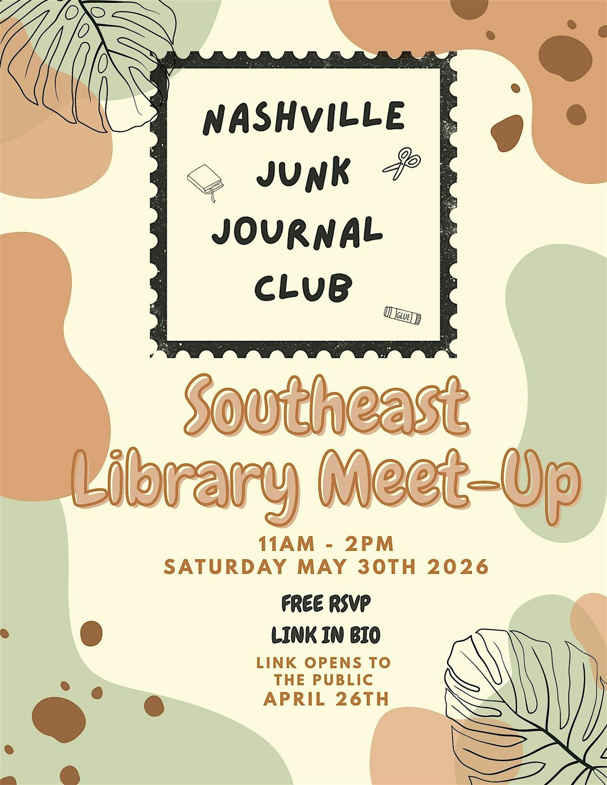 Nashville Junk Journal Club Library Meet-up at Southeast Branch