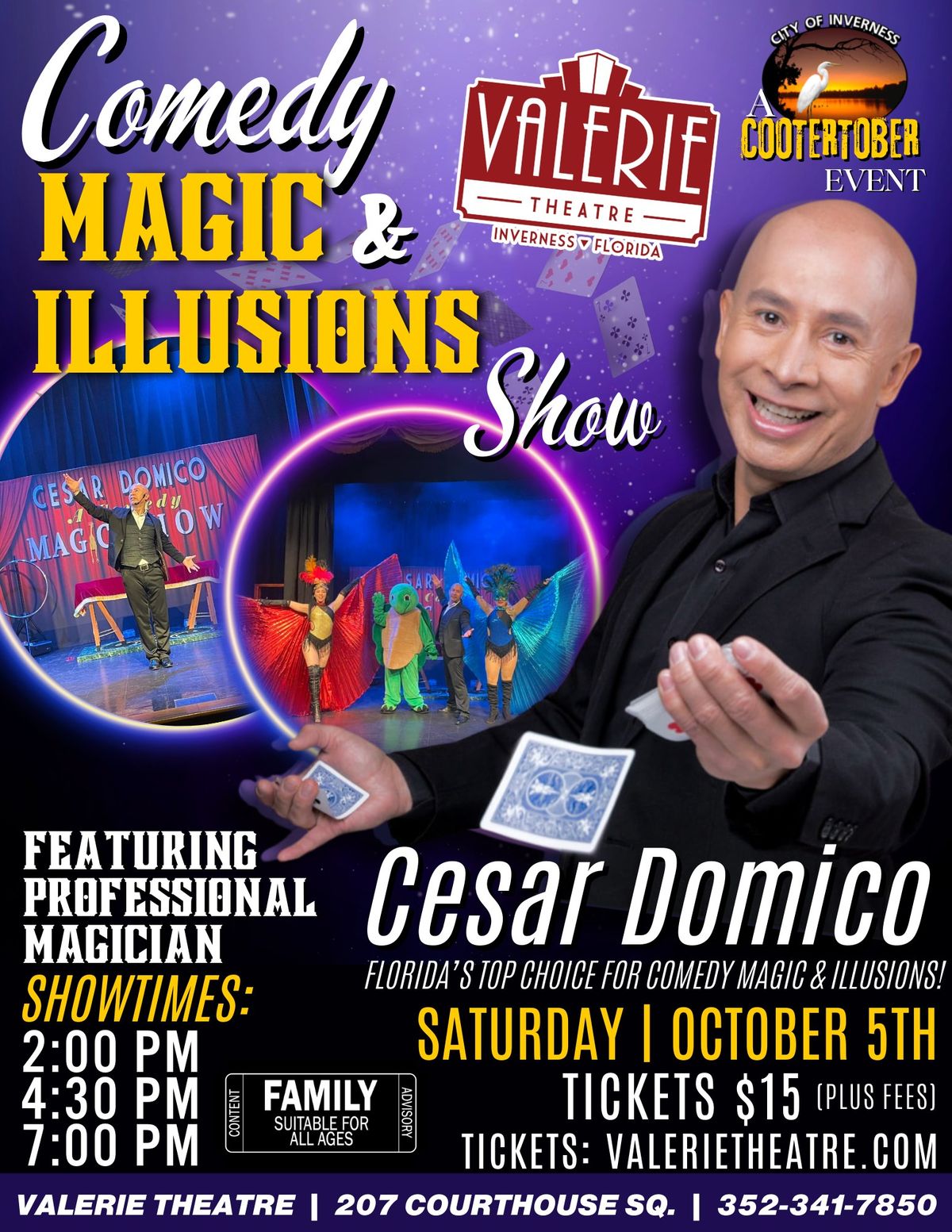 Comedy Magic and Illusions with Cesar Domico