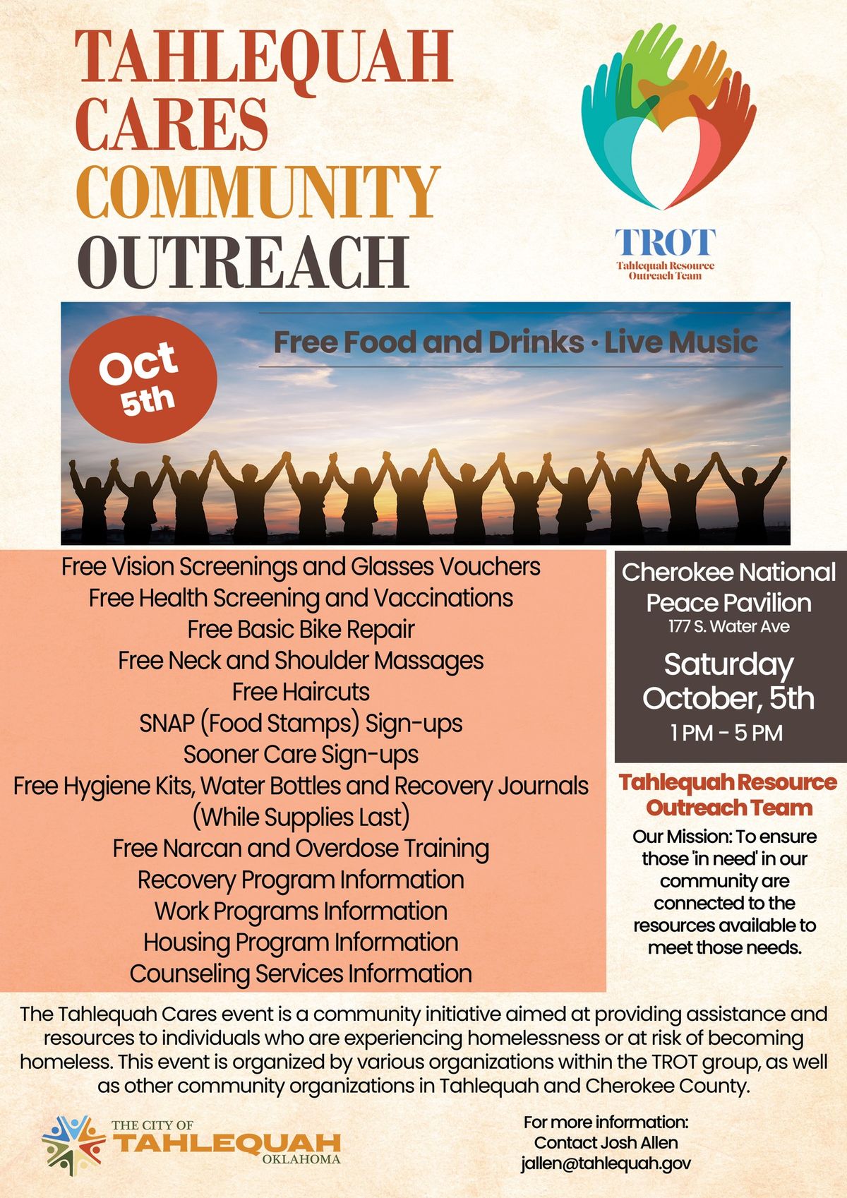 Tahlequah Cares Community Outreach Fall Event