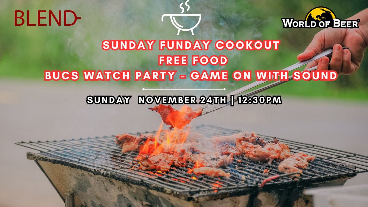 FREE FOOD + Bucs Watch Party