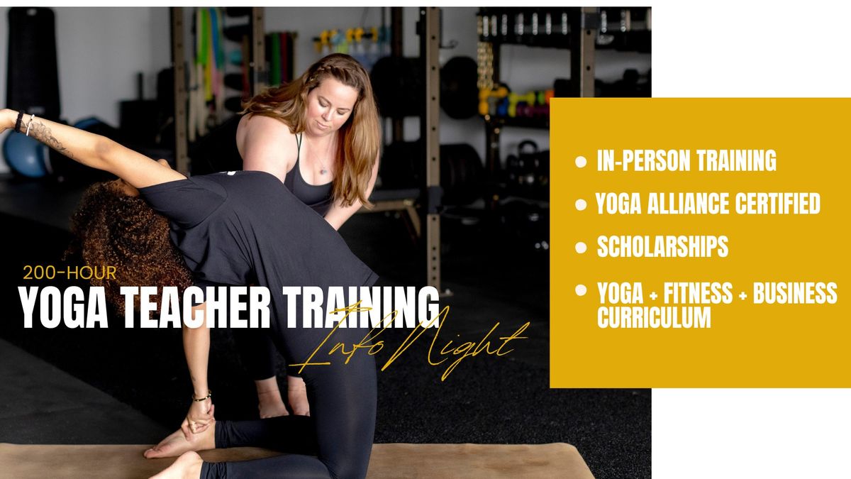 Yoga Teacher Training Info Night