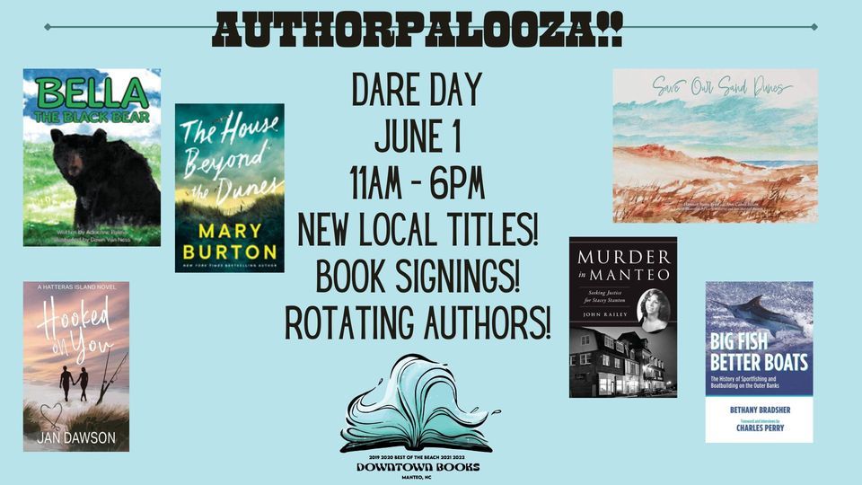 Authorpalooza!!!! A Dare Day Book Signing tent! 