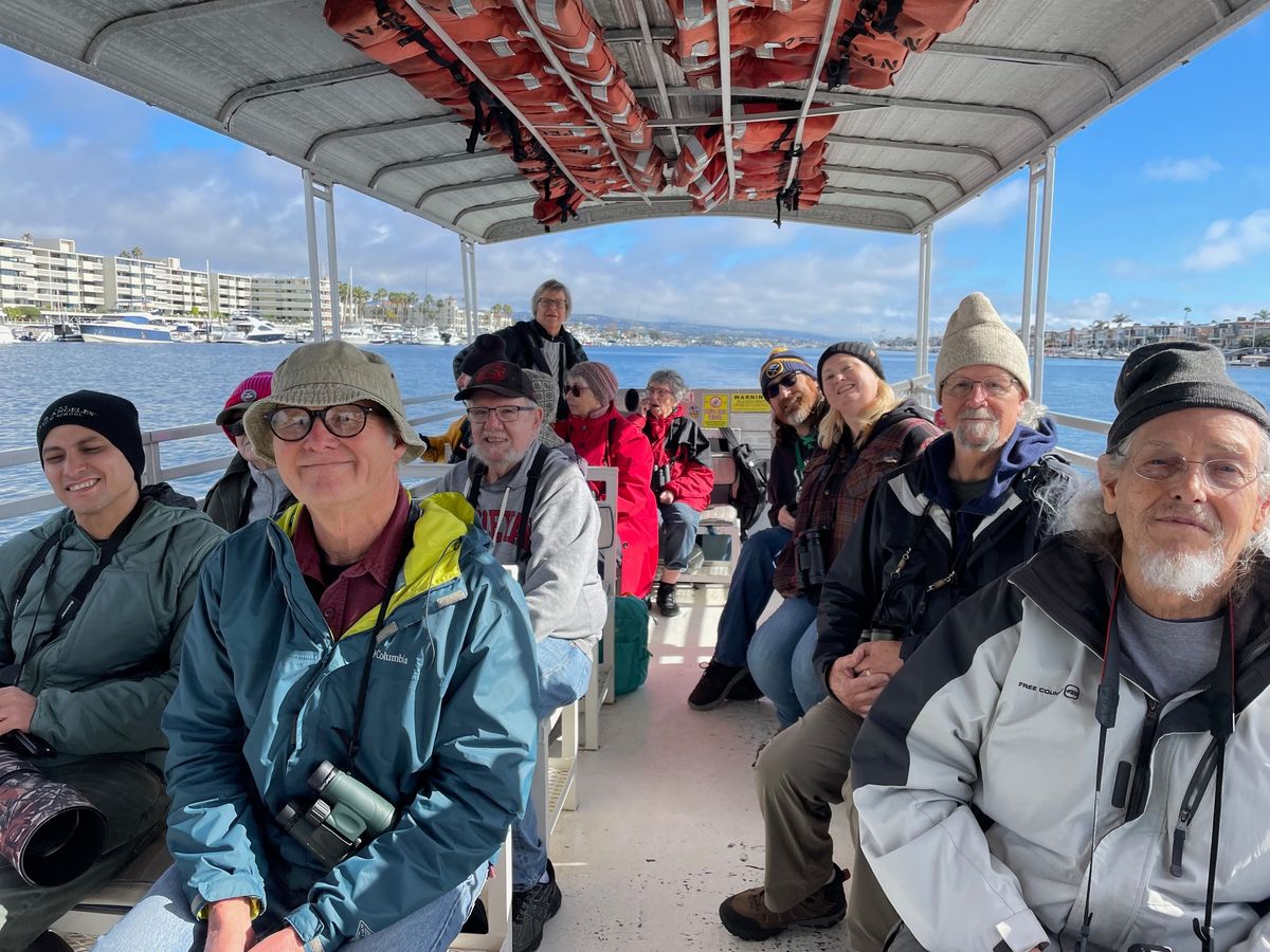 Thursday, January 23, 2025 Birding the Newport Back Bay by Pontoon Boat